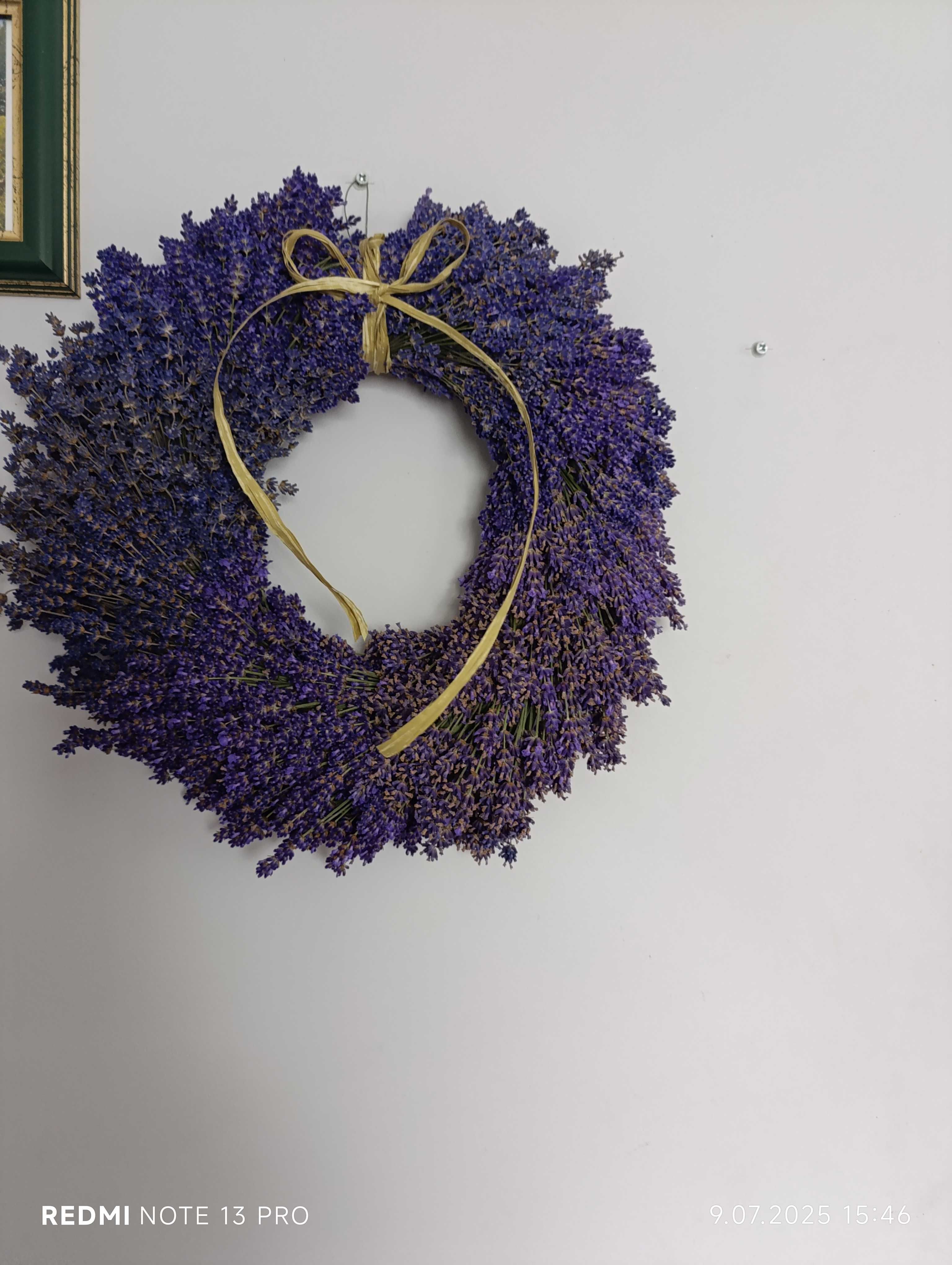 Wianek z lawendy Boho DIY
