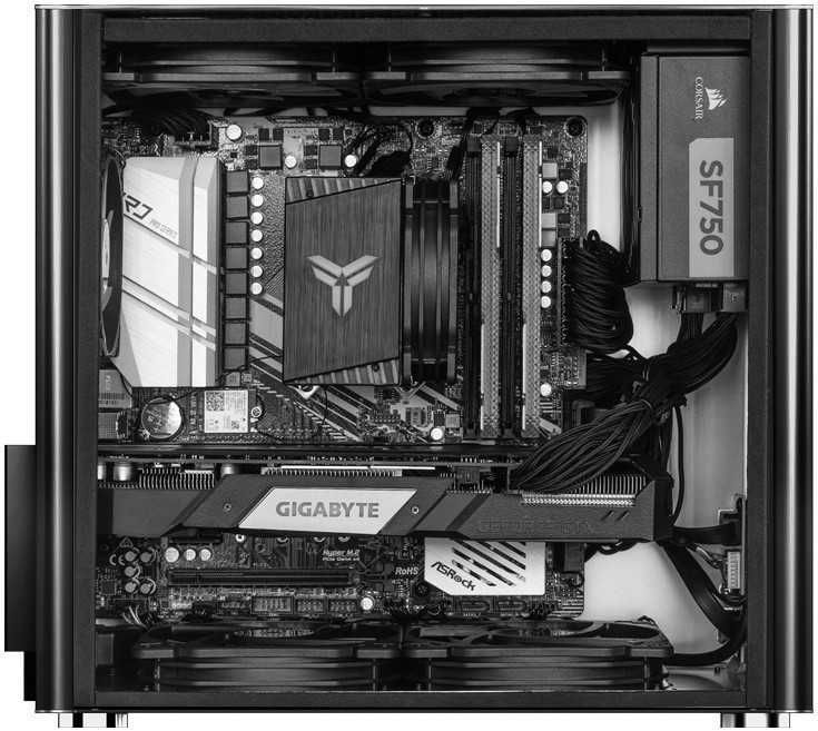 компактний якісний mATX корпус Jonsbo V9 (Алюміній, сталь, скло)