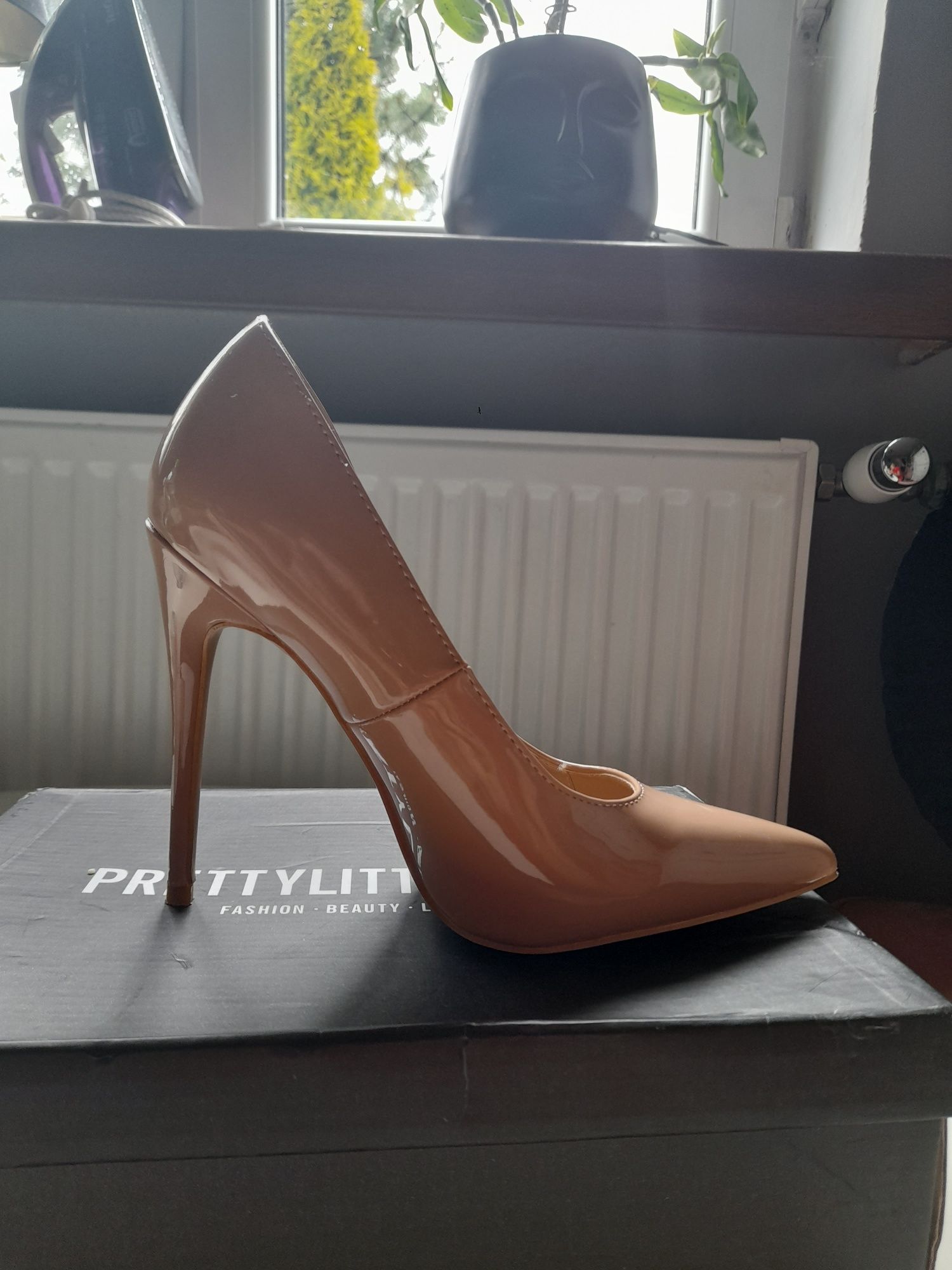 Szpilki nude 12 cm rozmiar 37