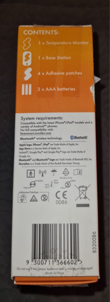 Termometr dla dzieci Nurofen Smart Bluetooth