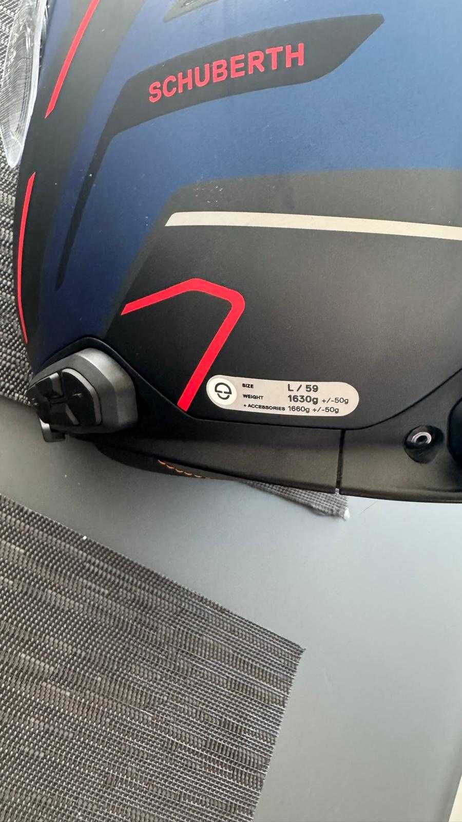 Kask Motocyklowy Schuber C5 Omega z interkomem