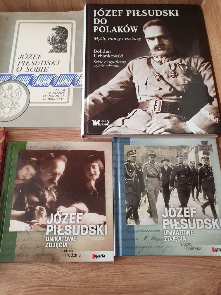 Książki Józef Piłsudski zestaw 6 książek