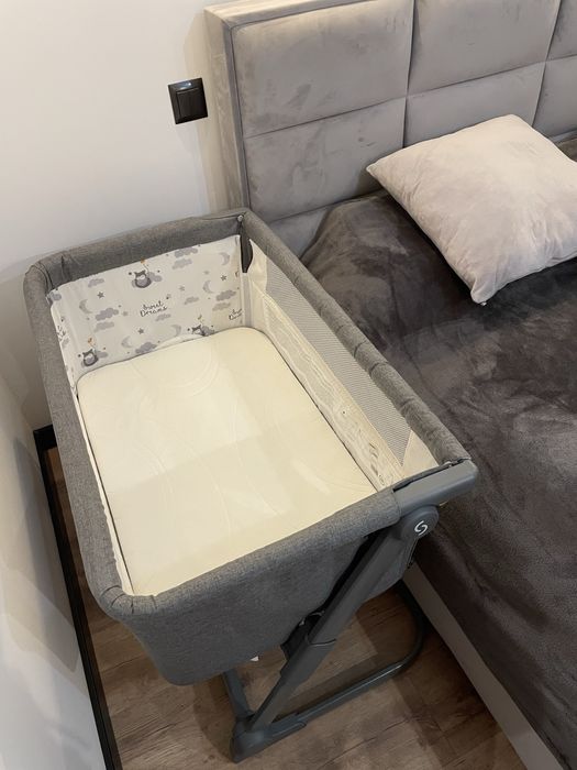 Łóżeczko dostawne Skiddou Natt + materac Rucken UnoMe GRATIS!!!