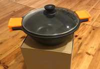 Panela Wok BRA com tampa 28cm