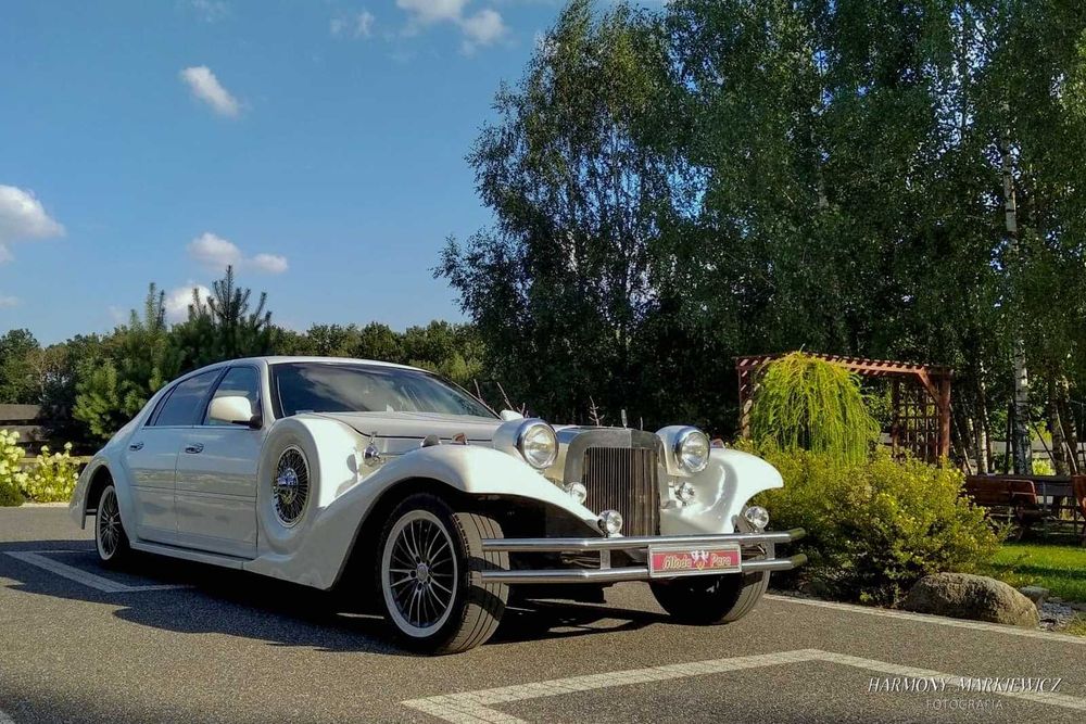 limuzyna retro i klasyk Lincoln Excalibur i Jaguar Lublin Siedlce W-wa