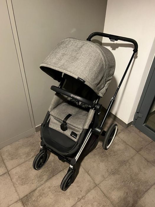 Wózek Cybex Priam LUX Manhattan Gray 2.0 2w1 szary gondola spacerówka