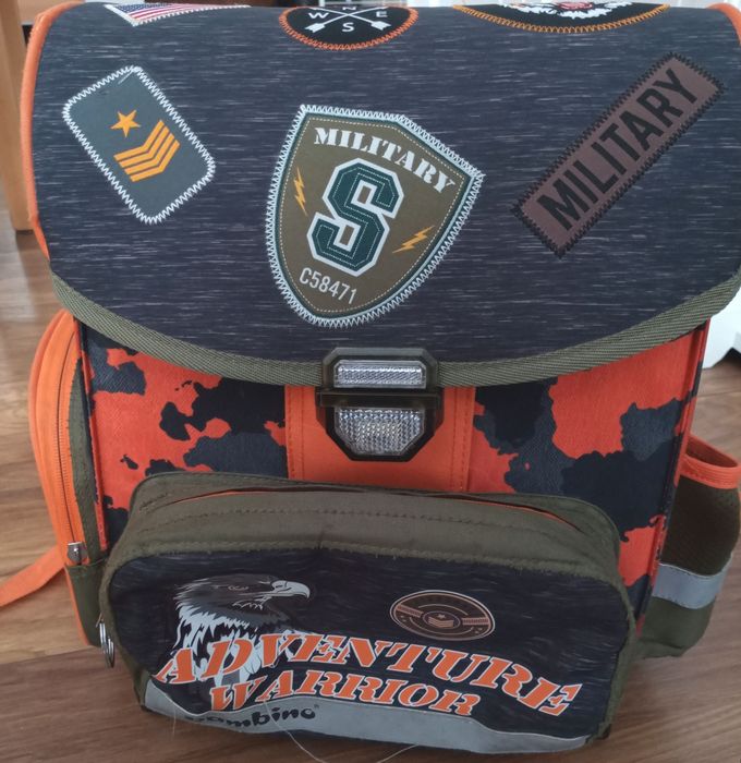 Tornister szkolny bambino military