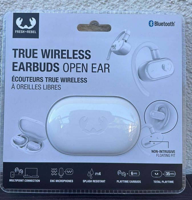 Bezprzewodowe słuchawki  Fresh ’n Rebel, NOwe , mega mocne , Białe