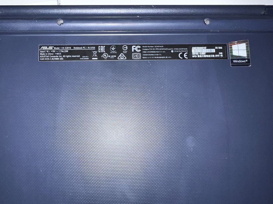 Ноутбук asus e201n 12"