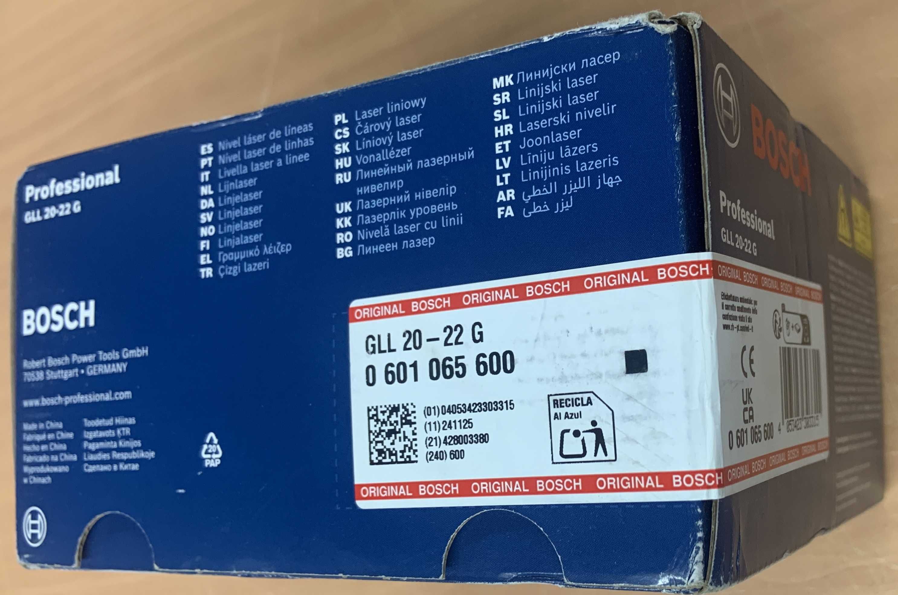 Лазерний нівелір Bosch GLL 20-22 G Professional (0601065600)