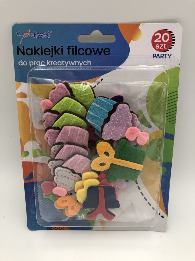 Naklejki filcowe 20 szt