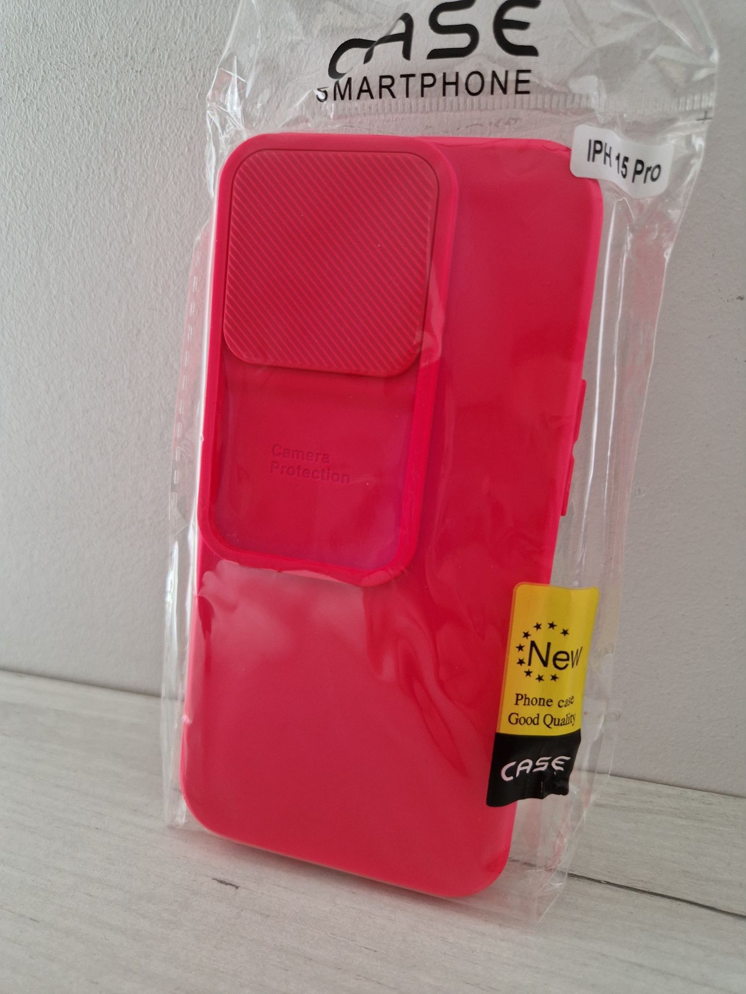 Camshield Soft do Iphone 15 Pro Różowy