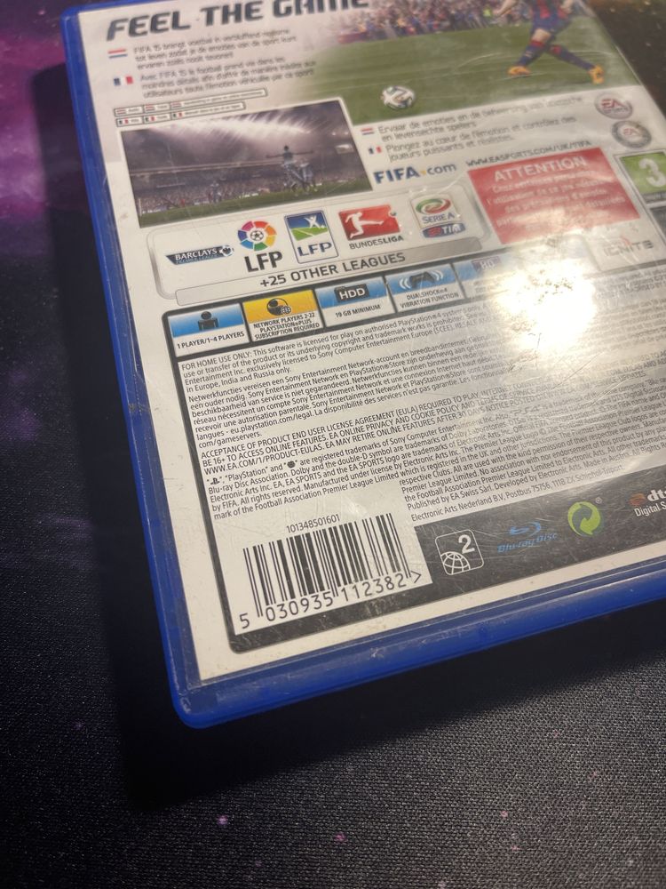 Fifa 15 PS4 2015 Playstation Gra Piłka nożna
