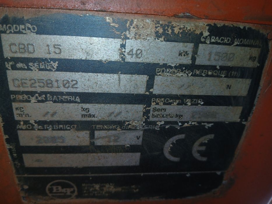 Empilhador diesel motor toyota de 2005