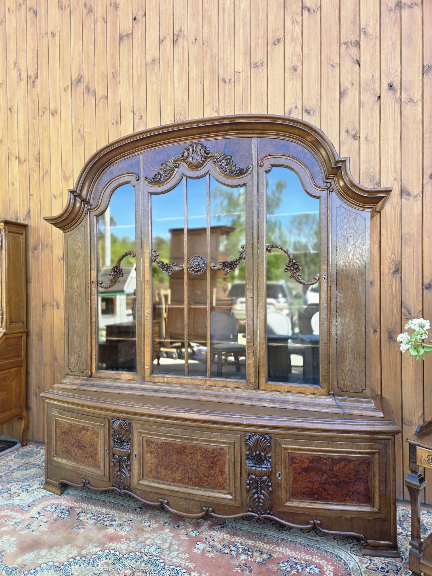Rzeźbiona biblioteka biblioteczka  220 cm #1765 Stylowy Węgrów