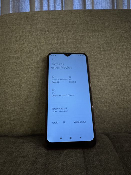 Redmi 8 32gb, 3gb ram 2020 - Telemovel / Smartphone