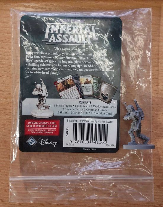 Boba Fett Star Wars - Imperial Assault / Imperium Atakuje Villain Pack