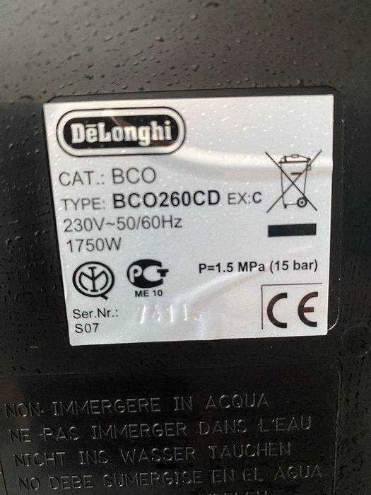 Delonghi Bco260cd Ekspres do kawy kombinowany