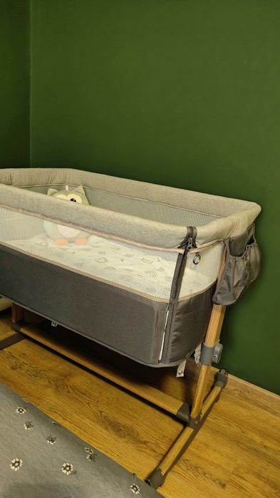 Ліжечко дитяче 3 в 1 Lionelo LEONIE GREY STONE