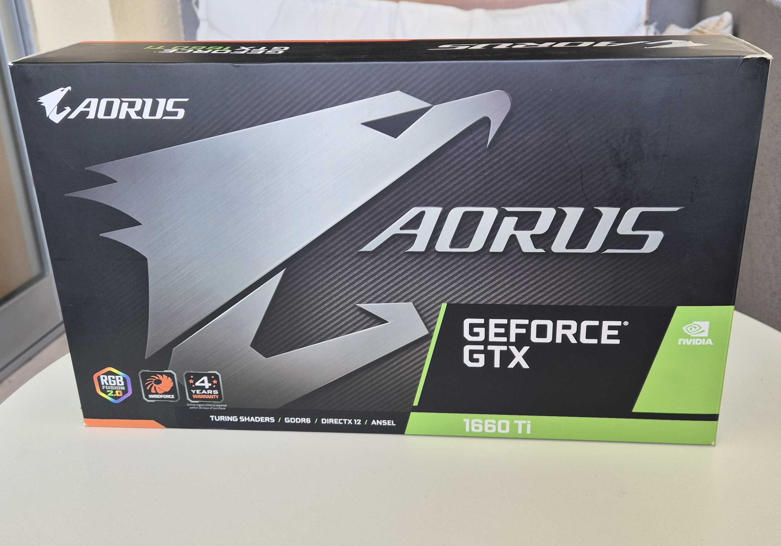Placa Gráfica Gigabyte Aorus GeForce GTX 1660 Ti 6G