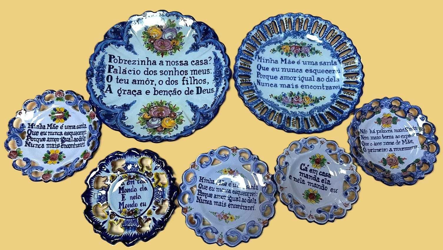 Pratos falantes, loiça tradicional de Alcobaça