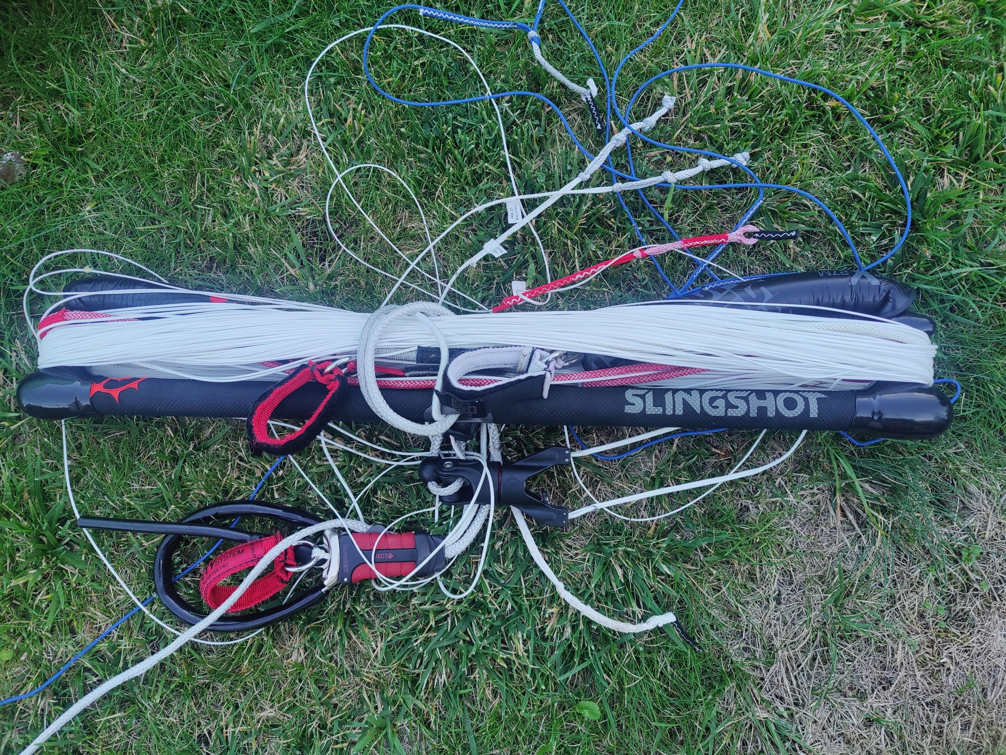 Slingshot Turbine 17 kite + bar super stan