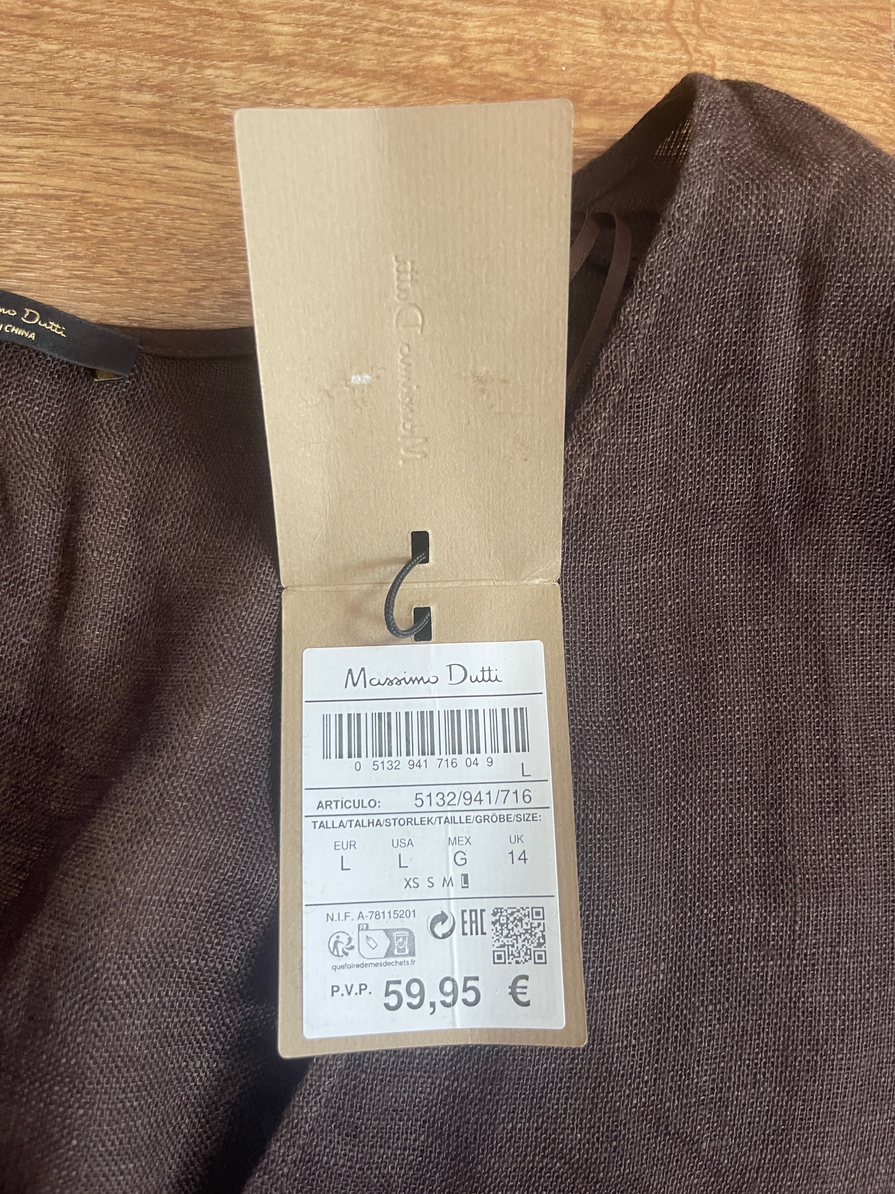 Туніка накидка сукня Massimo Dutti р.L. Oversize