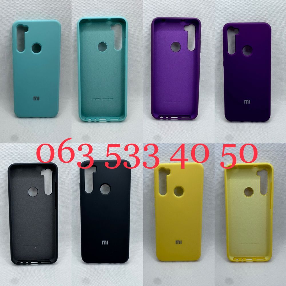 Чехол Silicone cover для xiaomi Redmi Note 8t редми нот 8т софт тач