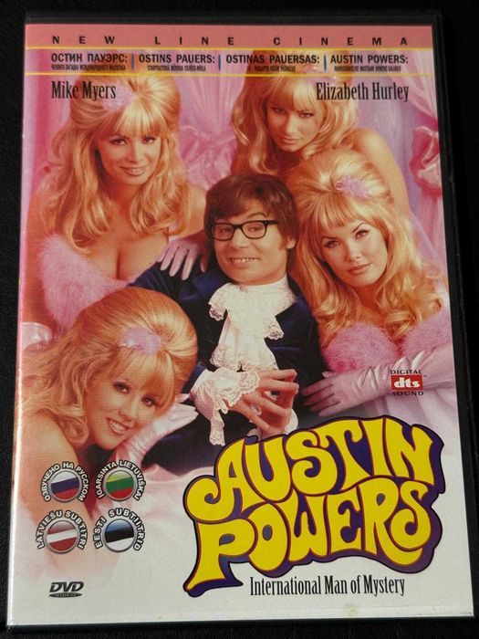 DVD do filme Austin Powers - O espião irresistível