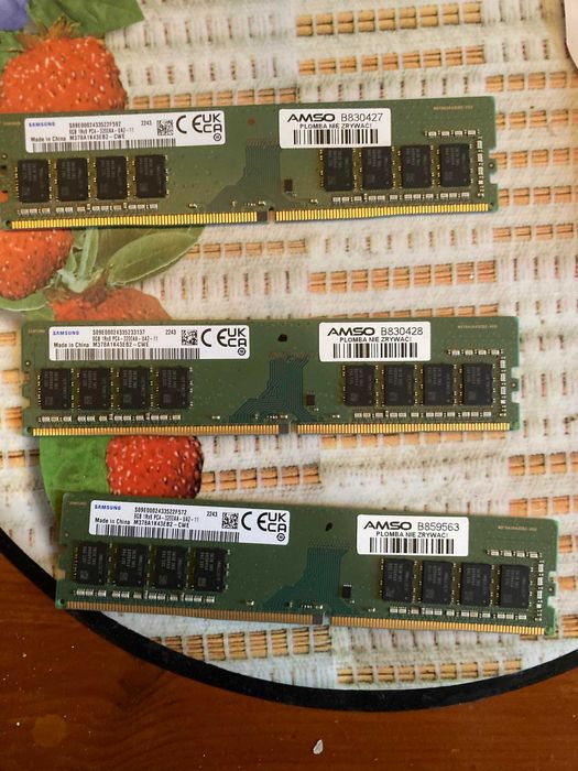 Ram DDr4 3x 8gb 3200mhz ecc intel xenon