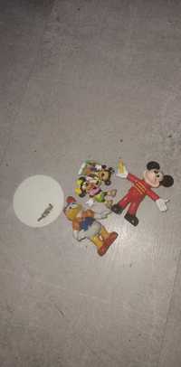 Stare zabawki - myszka miki i gratis kaczka daisy figurki prl
