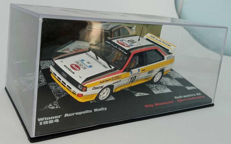 Audi Quattro Rajd Akropolu 1984 Blomqvist/Cederberg 1:43 RALLYCARSnr15