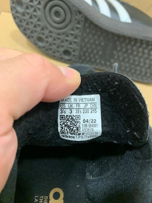 Adidas Samba skĂłrzane rozmiar 35 1/2