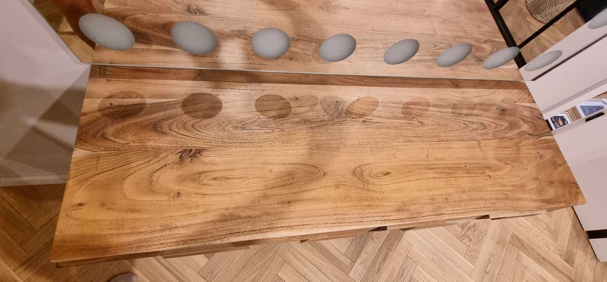 Toaletka, konsola, biurko Demn naturalne drewno