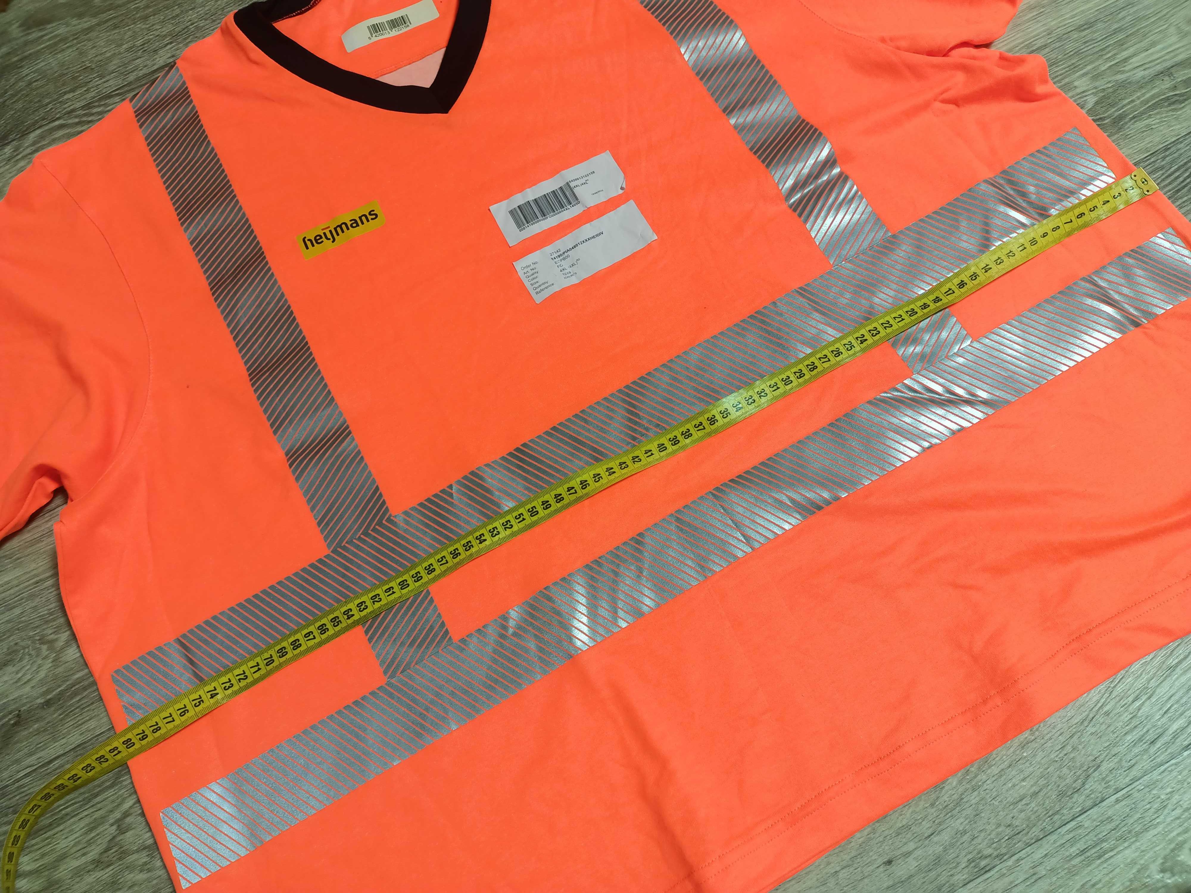 Дуже велика футболка сигнальна 4XL размір роба спецодяг робоча