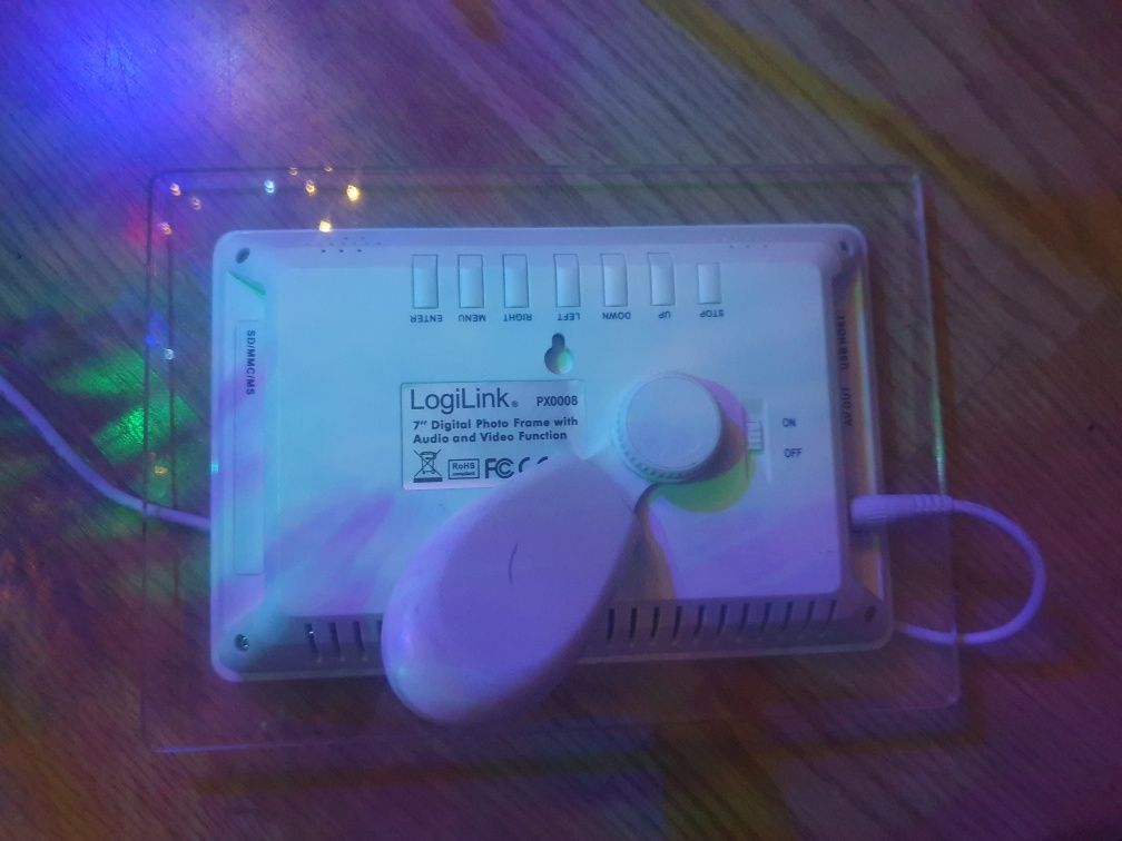 LogiLink PX0008 zegarek ramka cyfrowa karta SD