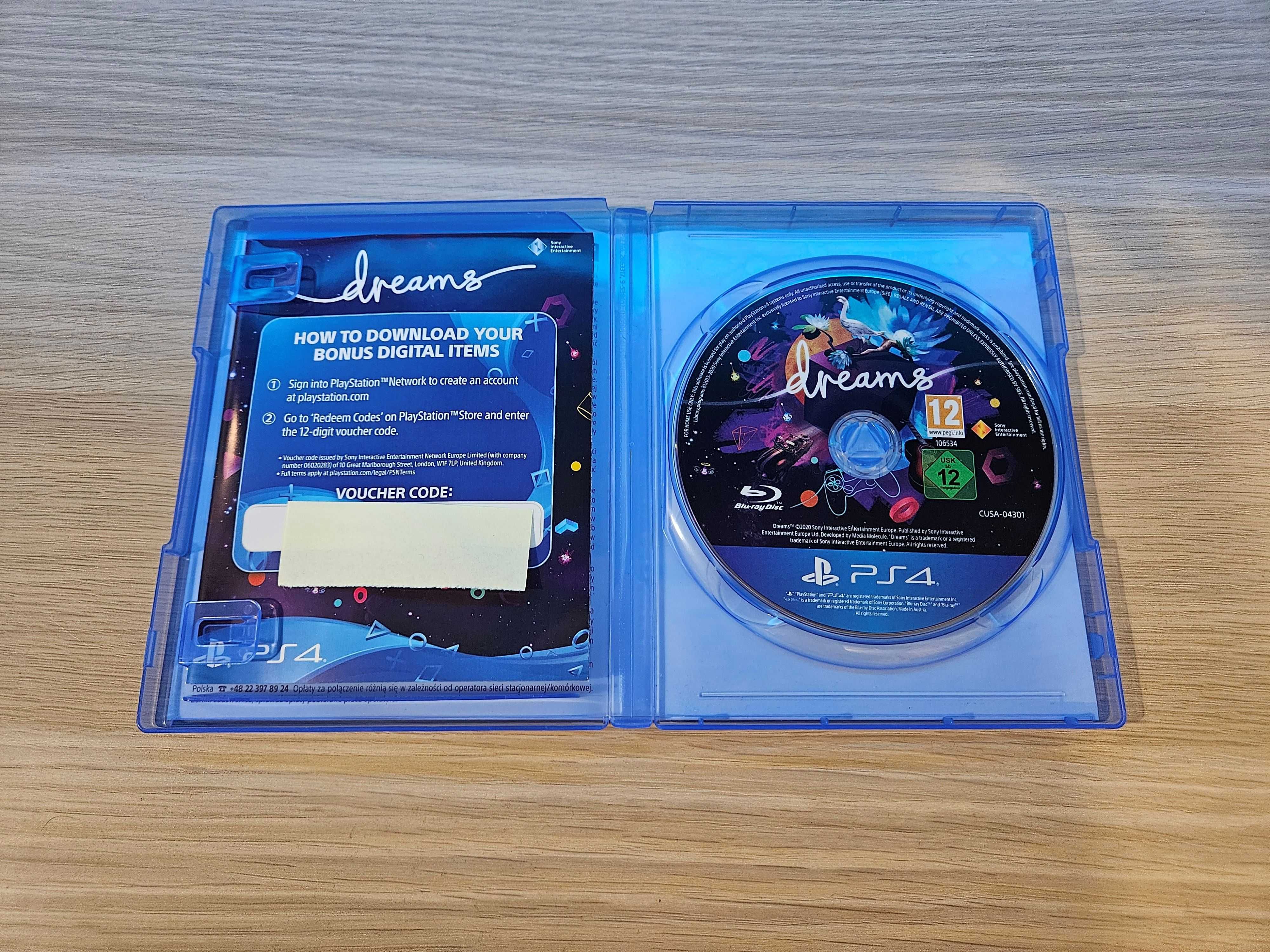 Gra na Playstation 4 PS4 Dreams PL po polsku