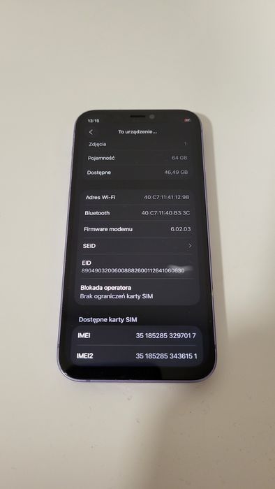 iPhone 12 mini 64 gb