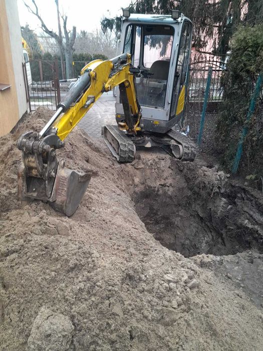 Uslugi minikoparką Oraz transport do 3,5tony