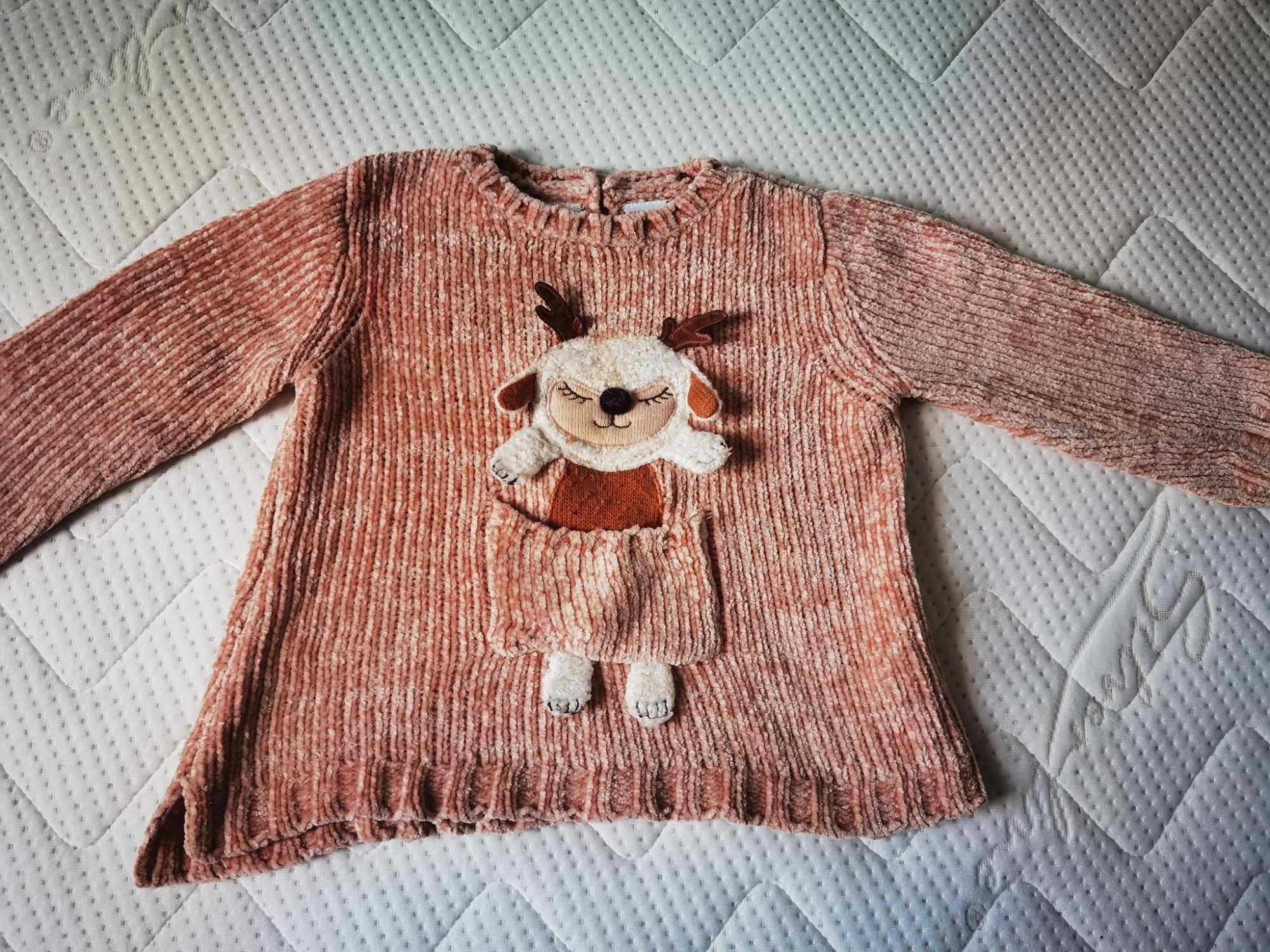 Bluza ZARA sweterek, owieczka, koala