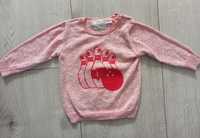 Sweterek bluzka dla dziewczynki Zara r. 86