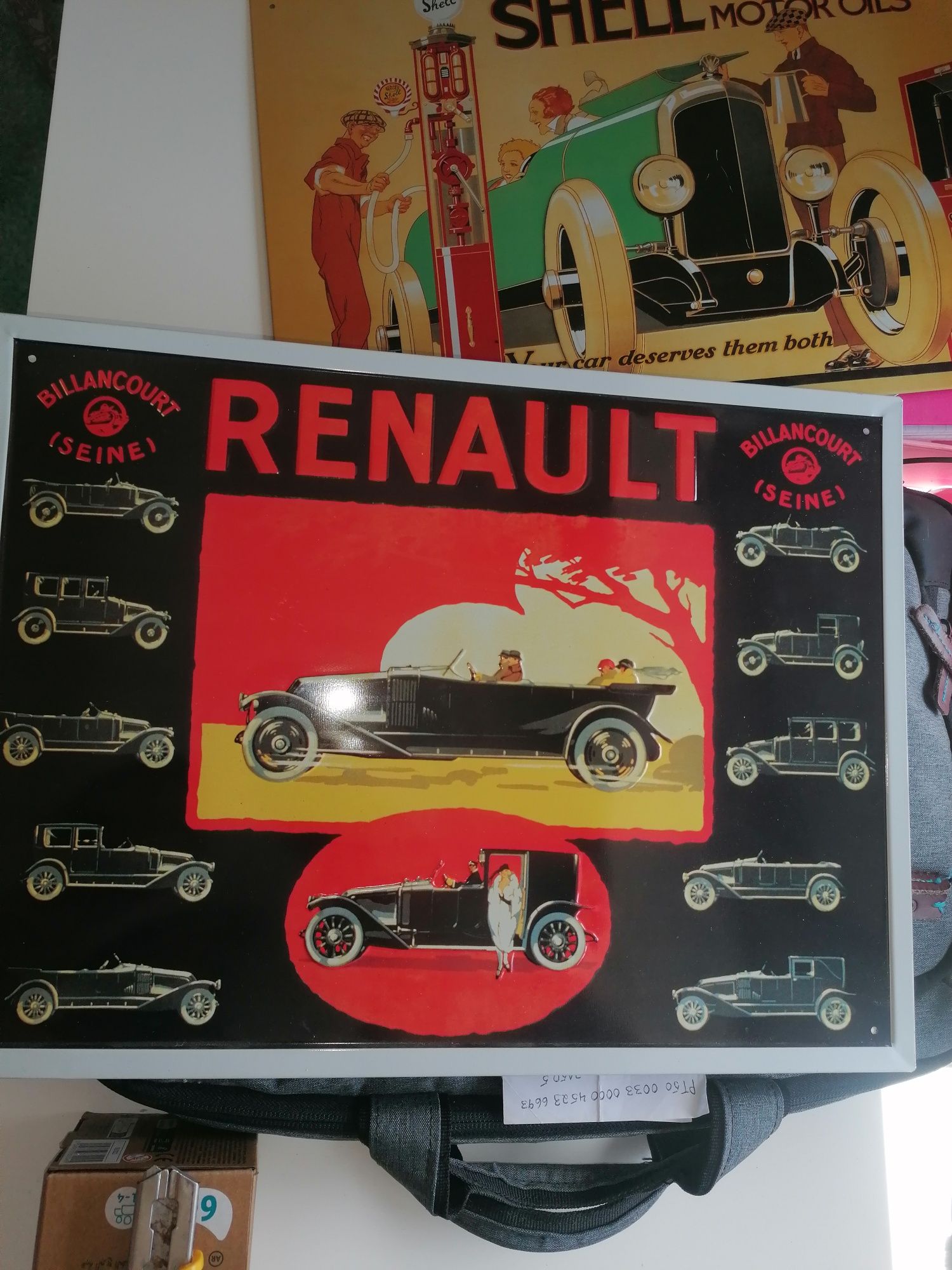 Vendo placas de publicidade em chapa