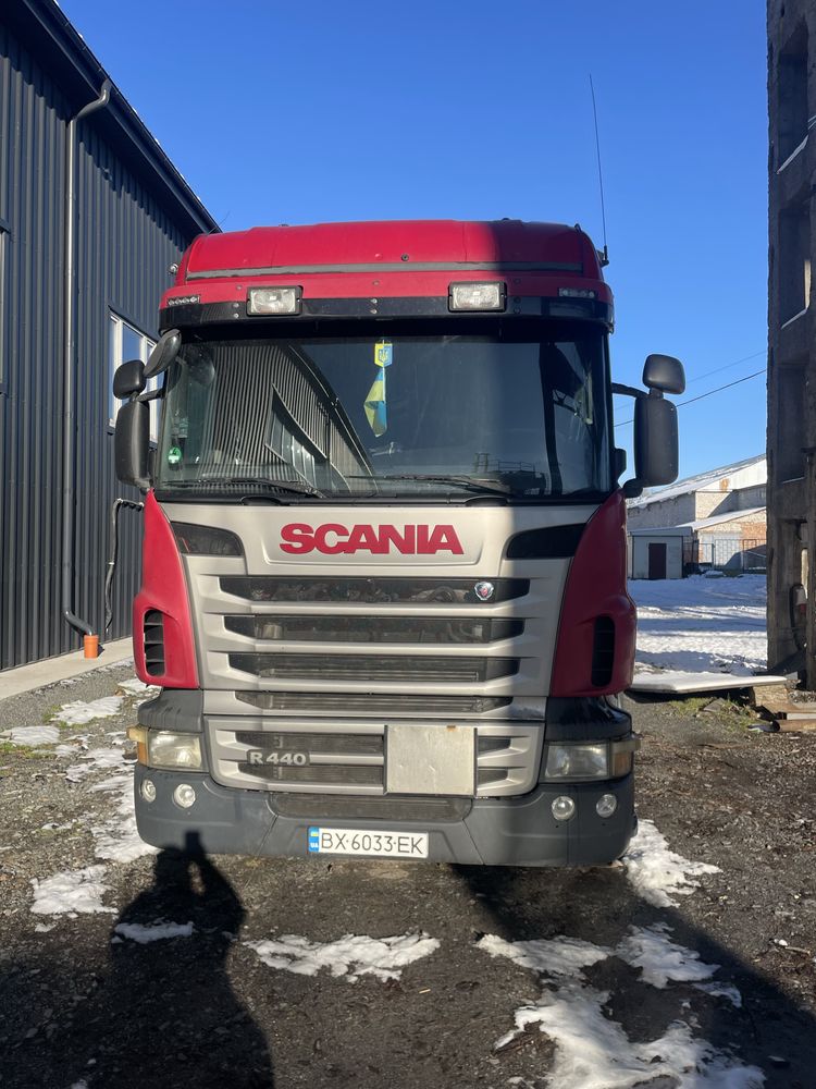 18000 за комплект тягач Scania разом із напівпричепом Schmitz