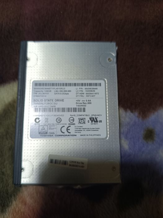 Toshiba 2.5 128G SSD