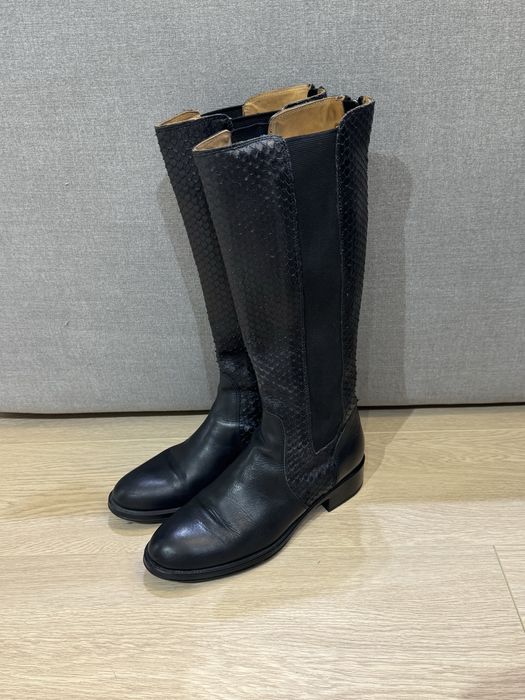 Сапоги натуральная кожа Италия 39-39.5