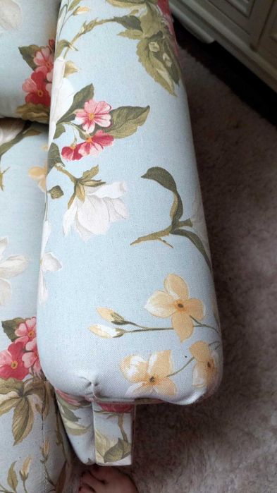 Fotel Dekoria jak nowy, elegancki i stylowy