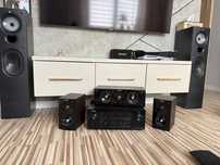 Kino domowe zestaw Kef  Q65.2 Denon AVR-X2000 Jamo  S360 5.1