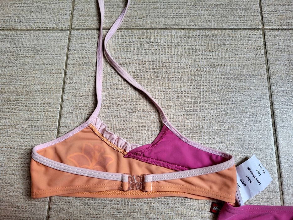 strój, kostium kąpielowy dwuczęściowy Lego 116 nowy z metką