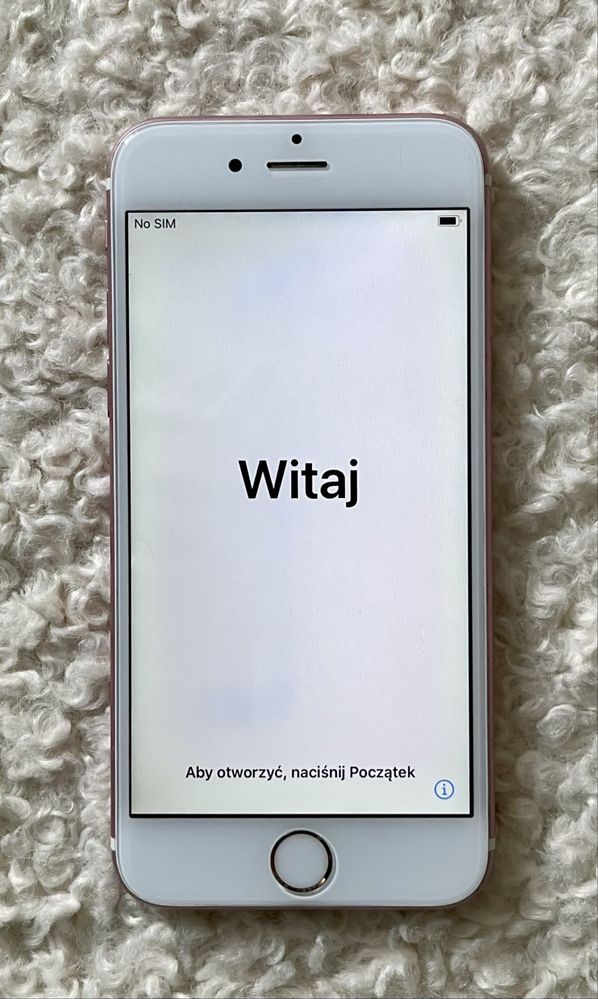 iPhone 6S Model A1688 w kolorze różowym oraz etui