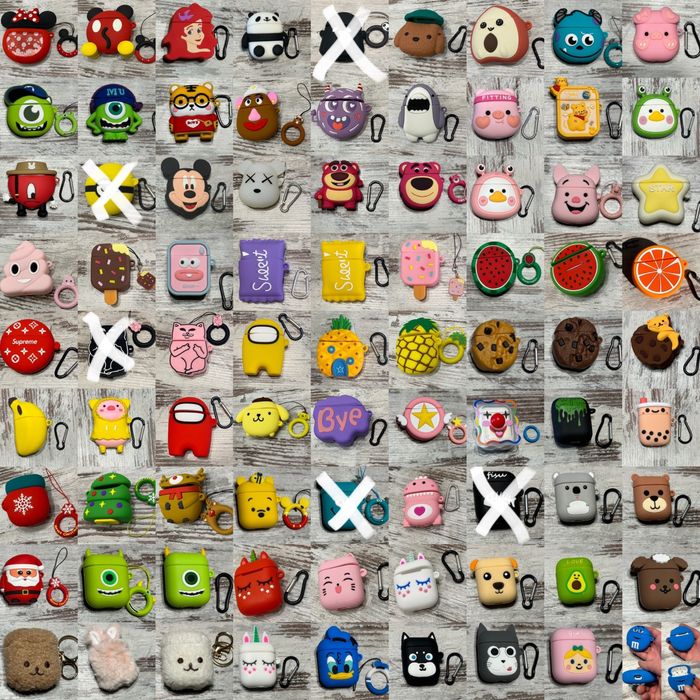 чехол Airpods силиконовый чехол, силиконовые чехлы для Еирподс распрод